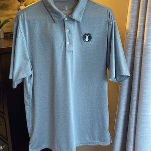 Tunaskin men’s performance polo medium grey